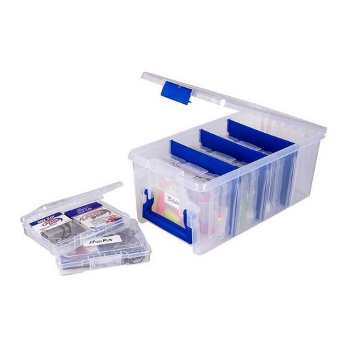 flambeau satchel tackle box Outdoors HD Waterproof w/ 2 Tuff Tainers, Floating Featuring a heavy duty construction infused with Zerust rust inhibitor Flambeau Outdoors 7320 Large 13"