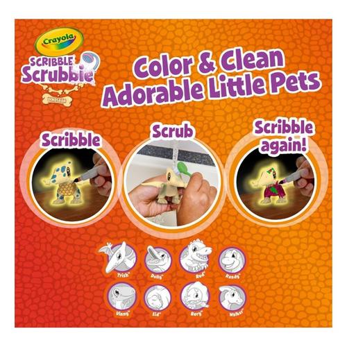Crayola Scribble Scrubbie Pets Dinosaur Glow Combo Pack - Primary Image