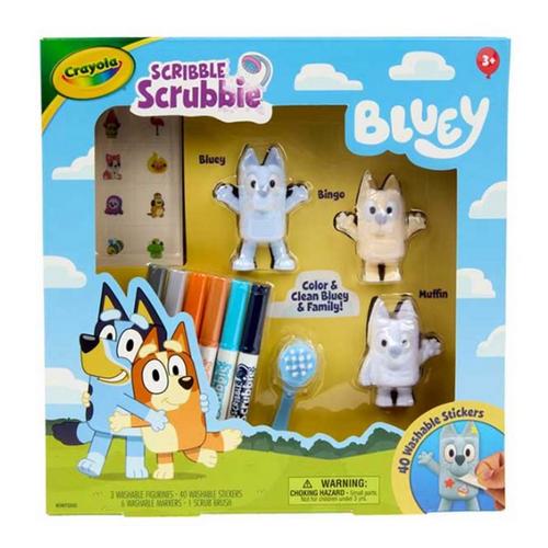 Crayola Scribble Scrubbie Bluey Deluxe Set - Primary Image
