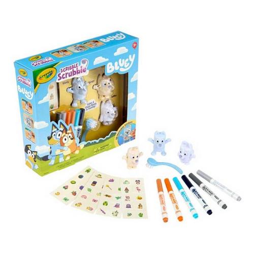 Crayola Scribble Scrubbie Bluey Deluxe Set - Primary Image