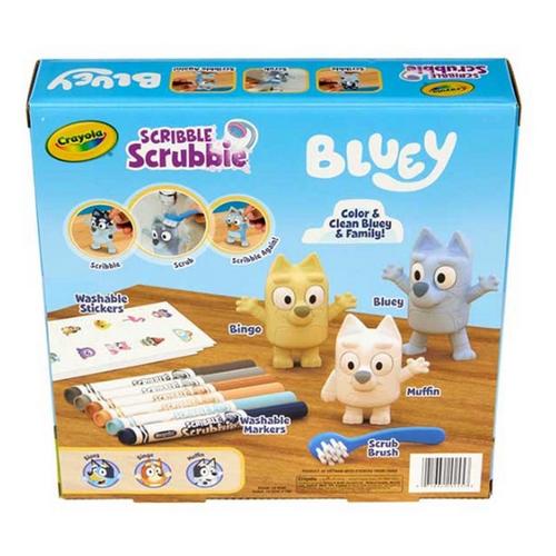 Crayola Scribble Scrubbie Bluey Deluxe Set - Primary Image