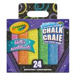 Crayola Glitter Sidewalk Chalk 24 Count - Thumbnail 1 of 2