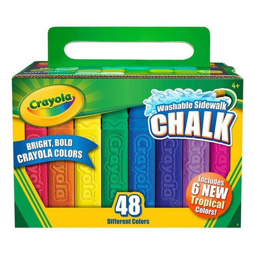 Crayola 48 ct. Assorted Color Sidewalk Chalk - Primary Image