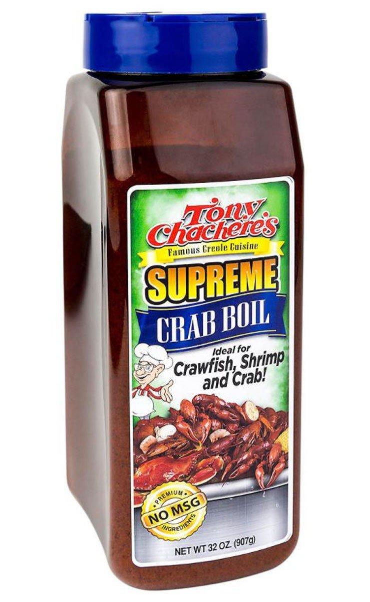 Tony Chacheres Supreme Crab Boil Seasoning 32 oz - Tony Chacheres