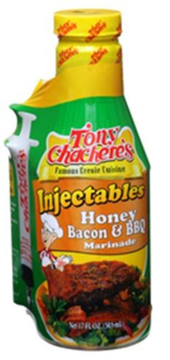 Tony Chachere's Honey Bacon and BBQ Injectable Marinade - Tony Chacheres