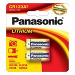 Panasonic Photo Power CR123 Lithium Batteries 2PK - Thumbnail 1 of 3