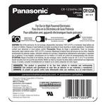 Panasonic Photo Power CR123 Lithium Batteries 2PK - Thumbnail 2 of 3