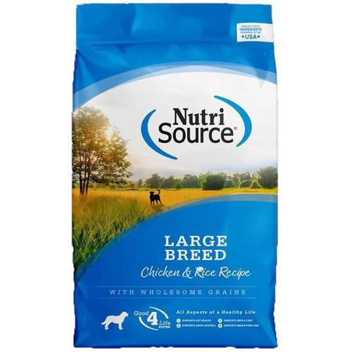 NutriSource Large Breed Adult Chicken and Rice Formula Dog Food - Primary Image