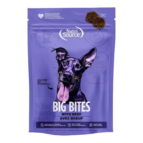 NutriSource Grain Free Big Bites Dog Treats - Primary Image