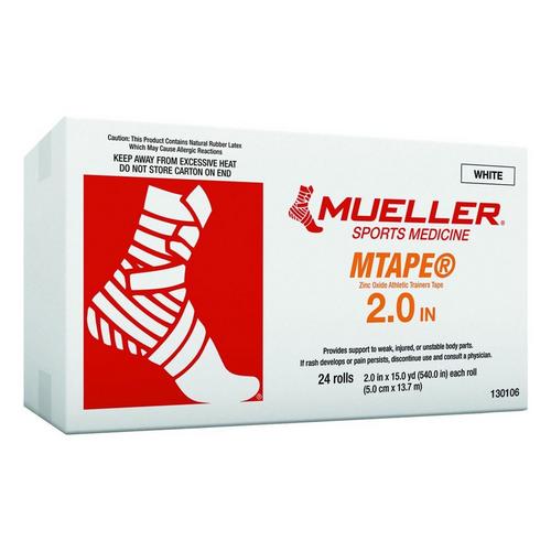 Mueller MTape Cases White - 2" x 15 YD - 24 Rolls - Primary Image