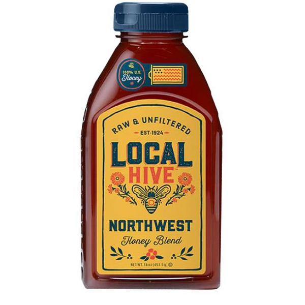 Local Hive Northwest Blend Raw & Unfiltered Honey