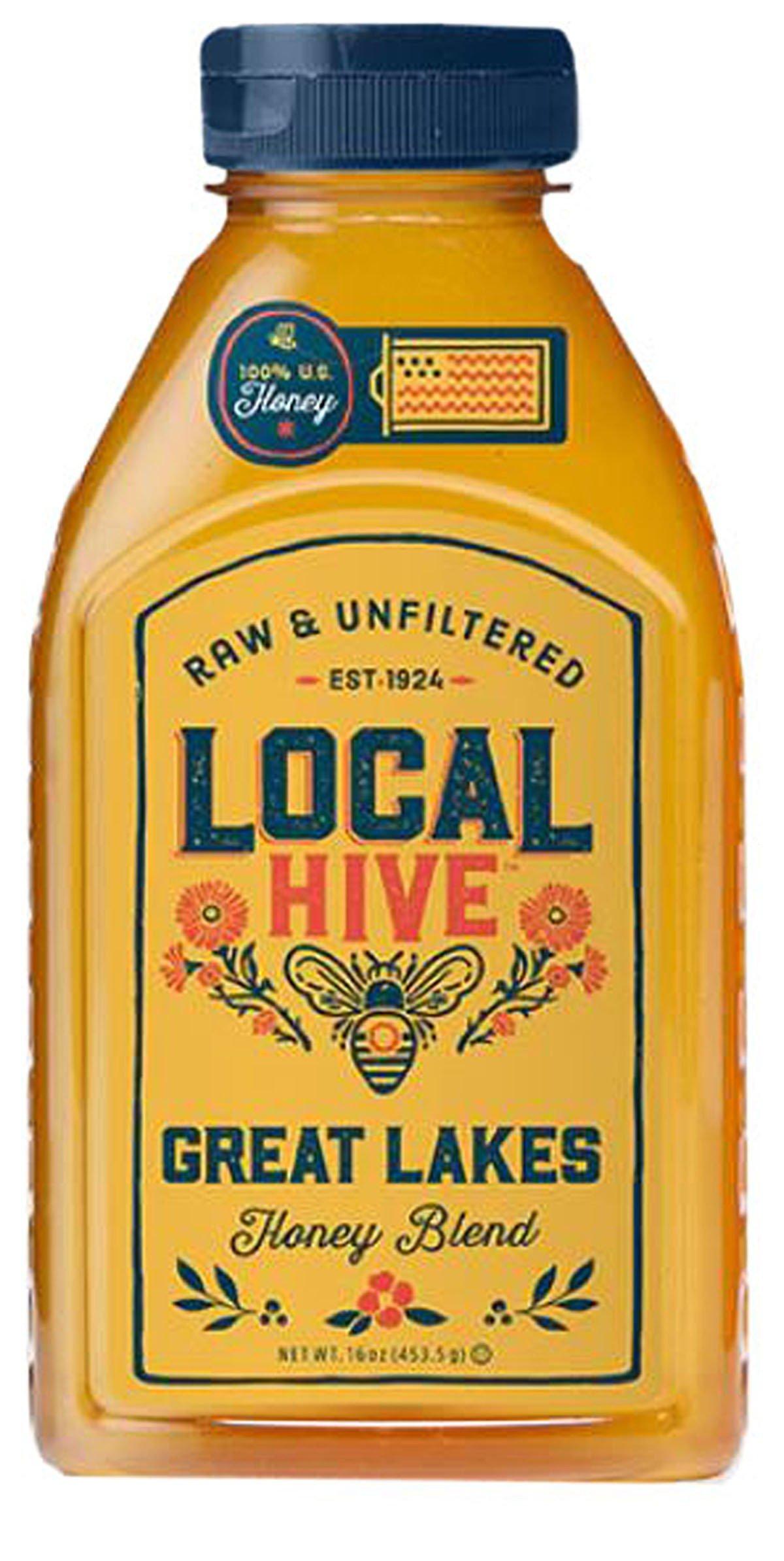 Local Hive Great Lakes Blend Raw & Unfiltered Honey - Local Hive Honey