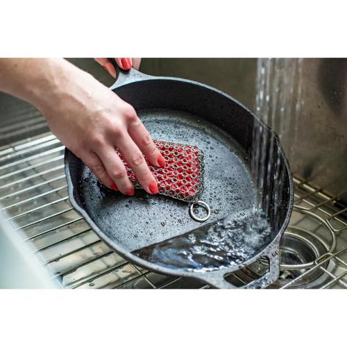 Lodge Red Chainmail Scrubbing Pad - Primary Image