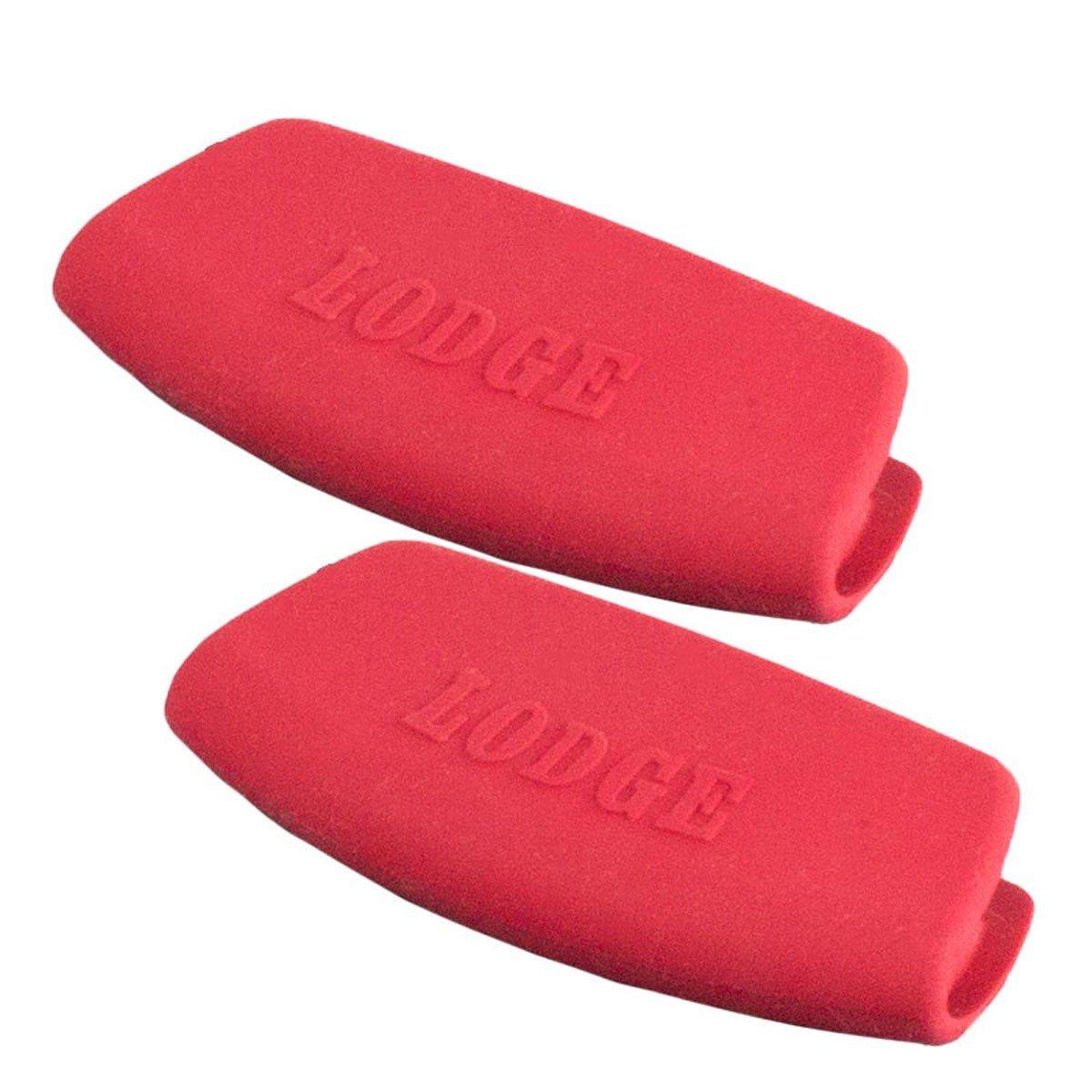 Lodge Red Silicone Bakeware Grips - Lodge Manufacturing Co