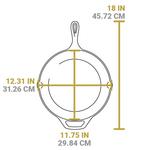 Lodge 12" Seasoned Cast Iron Skillet - Thumbnail 4 of 5
