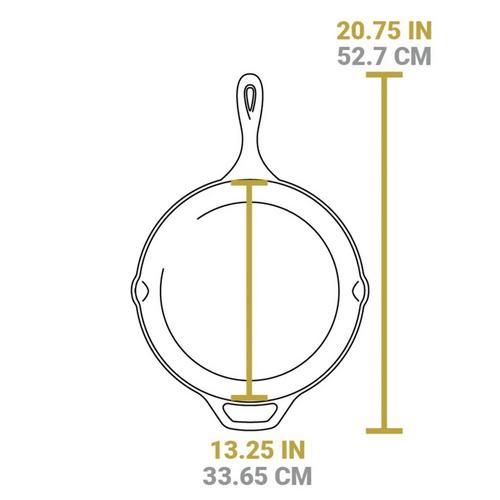 Lodge 13.25" Seasoned Cast Iron Skillet - Primary Image