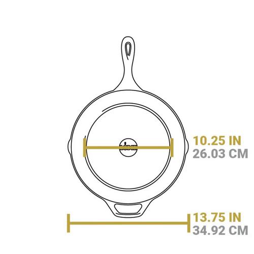 Lodge 13.25" Seasoned Cast Iron Skillet - Primary Image