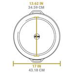 Lodge 17 Inch Seasoned Cast Iron Dual Handle Pan - Thumbnail 6 of 6