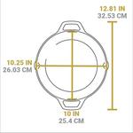 Lodge 10.25" Seasoned Cast Iron Dual Handle Pan - Thumbnail 5 of 5