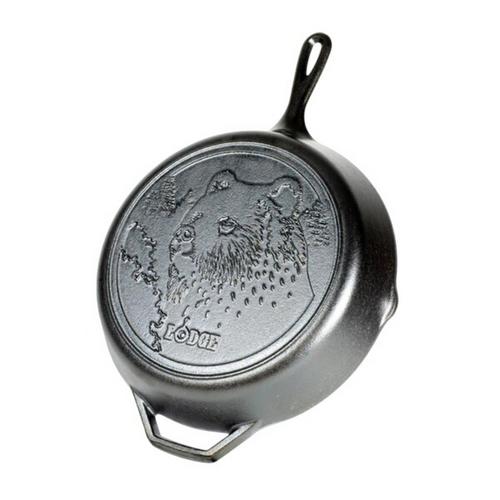 Lodge Wildlife Series 12" Cast Iron Bear Skillet - Primary Image