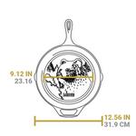 Lodge Wildlife Series 12" Cast Iron Bear Skillet - Thumbnail 5 of 5