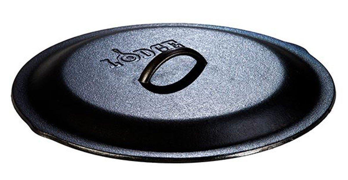 Lodge 13.25" Seasoned Cast Iron Lid - Lodge Manufacturing Co