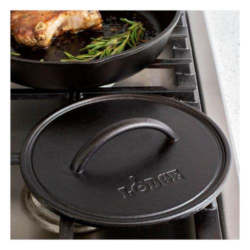 Lodge Round Seasoned Cast Iron Grill Press - Primary Image