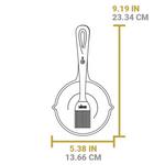 Lodge Cast Iron Melting Pot and Silicone Brush Kit - Thumbnail 3 of 4