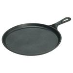 Lodge 10.5" Round Seasoned Cast Iron Griddle - Thumbnail 1 of 3