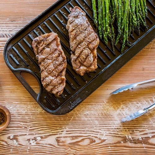 Lodge 20 x 10.5 Inch Pro-Grid Reversible Grill / Griddle - Primary Image