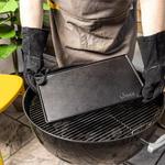 Lodge 16.75 x 9.5 Inch Double Play Reversible Grill / Griddle - Thumbnail 3 of 7