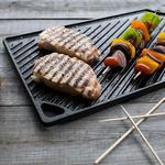 Lodge 16.75 x 9.5 Inch Double Play Reversible Grill / Griddle - Thumbnail 5 of 7