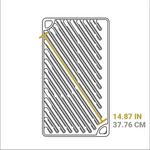 Lodge 16.75 x 9.5 Inch Double Play Reversible Grill / Griddle - Thumbnail 7 of 7