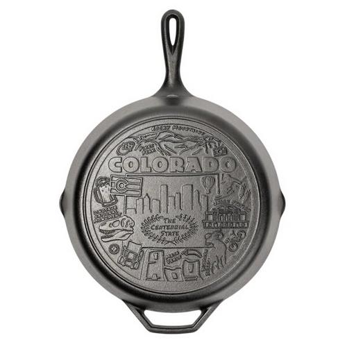 Lodge 12" Colorado American Road Trip Seasoned Cast Iron Skillet - Primary Image