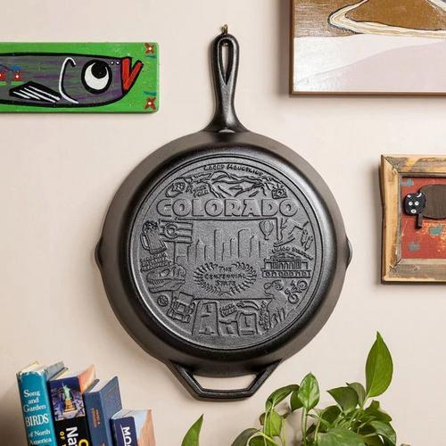 Lodge 12" Colorado American Road Trip Seasoned Cast Iron Skillet - Primary Image