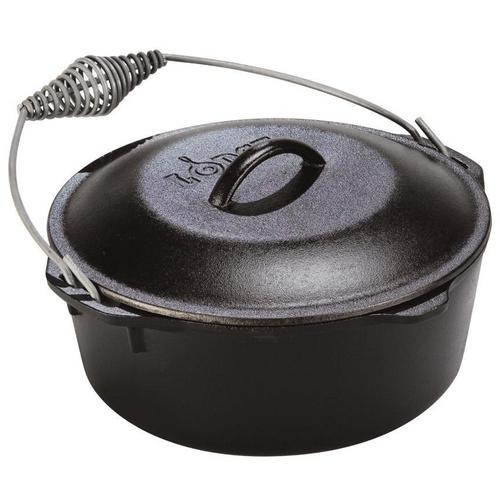 Lodge 5 Quart Cast Iron Dutch Oven With Bail Handle - Primary Image