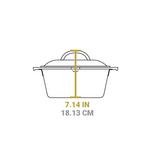 Lodge 5 Quart Seasoned Cast Iron Dutch Oven - Thumbnail 4 of 6