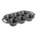 Lodge Seasoned Cast Iron Muffin Pan - Thumbnail 1 of 4