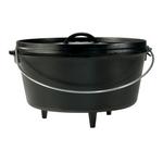 Lodge 12 Inch 6 Quart Cast Iron Camp Dutch Oven - Thumbnail 5 of 5