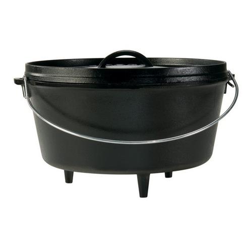 Lodge 12 Inch 6 Quart Cast Iron Camp Dutch Oven - Primary Image