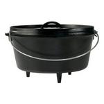 Lodge 12 Inch / 8 Quart Cast Iron Deep Camp Dutch Oven - Thumbnail 1 of 5