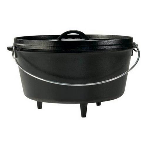 Lodge 12 Inch / 8 Quart Cast Iron Deep Camp Dutch Oven - Primary Image