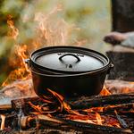 Lodge 12 Inch / 8 Quart Cast Iron Deep Camp Dutch Oven - Thumbnail 2 of 5
