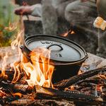Lodge 12 Inch / 8 Quart Cast Iron Deep Camp Dutch Oven - Thumbnail 3 of 5