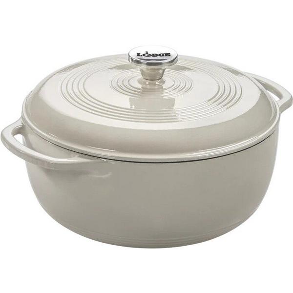 Lodge 6 Qt Essential Enamel Cast Iron Dutch Oven