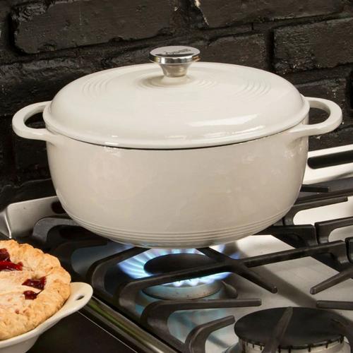 Lodge 6 Qt Essential Enamel Cast Iron Dutch Oven
