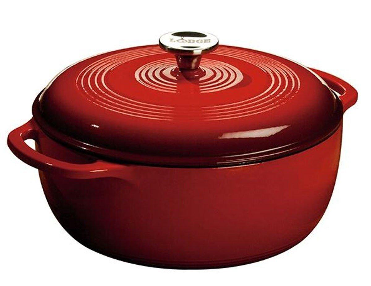 Lodge 6 Qt Essential Enamel Cast Iron Dutch Oven - Lodge Manufacturing Co