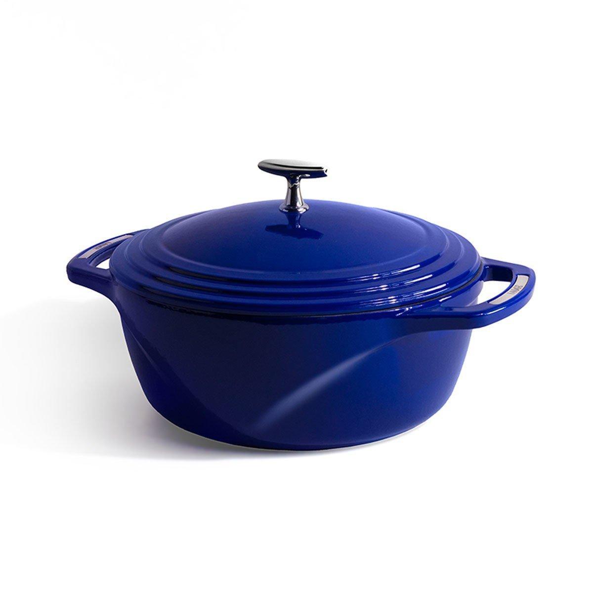 USA Enamel 6 Qt Enameled Cast Iron Dutch Oven - Lodge Manufacturing Co