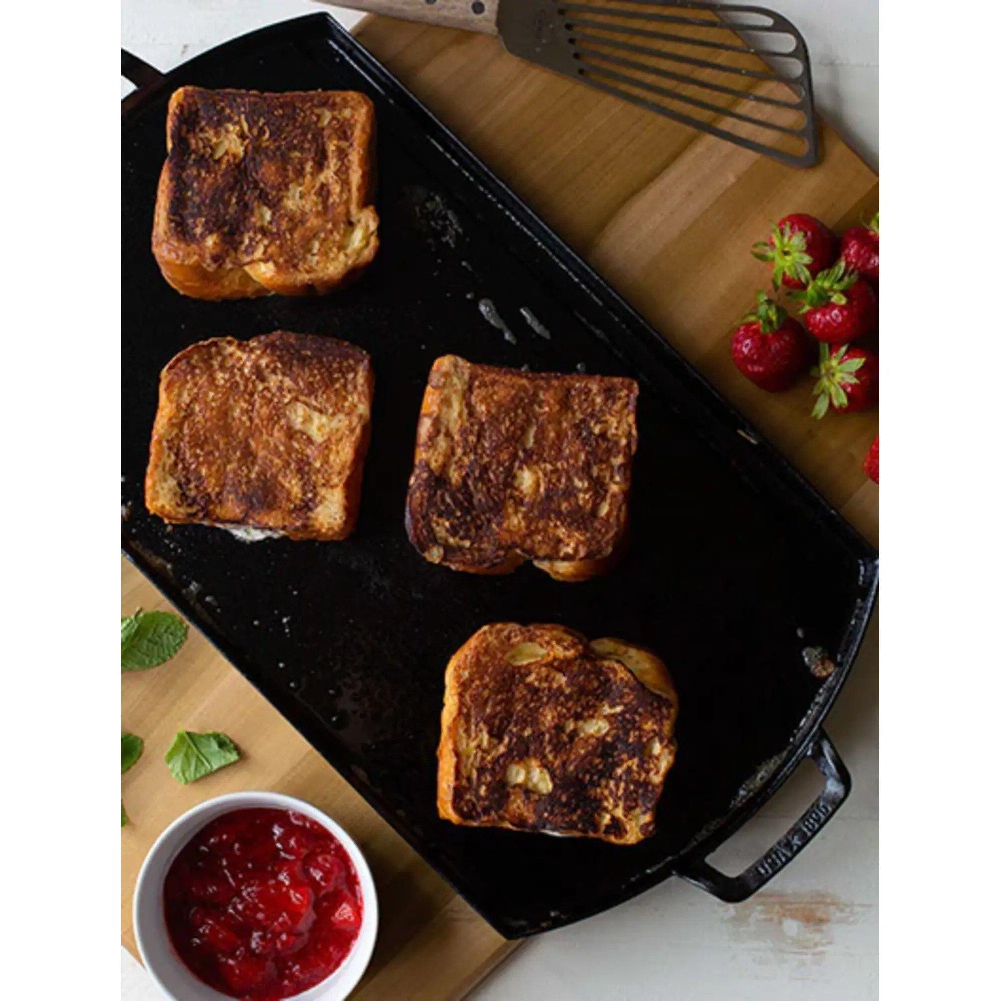 Blacklock Lightweight Cast Iron Double Burner Griddle - Thumbnail 3