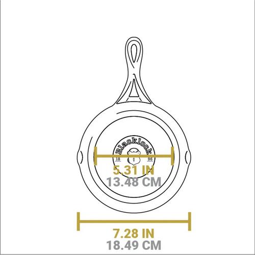 Blacklock 7 Inch Lightweight Cast Iron Skillet - Primary Image